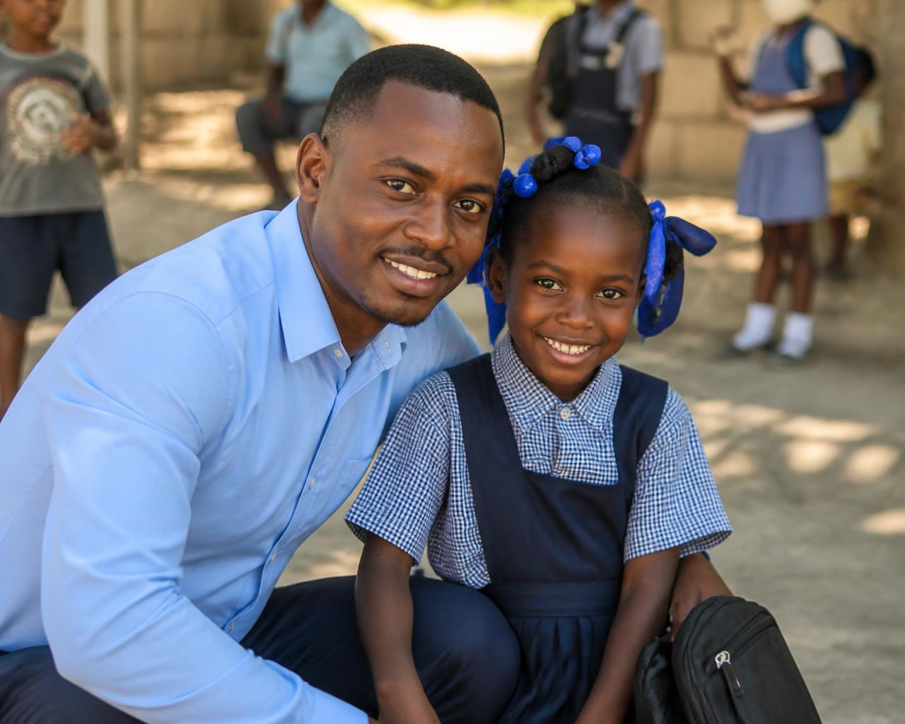 Placeholder — Youth With A Mission Cap-Haiti (YWAM Cap-Haiti) community gathered on the ministry base in Cap-Haitien